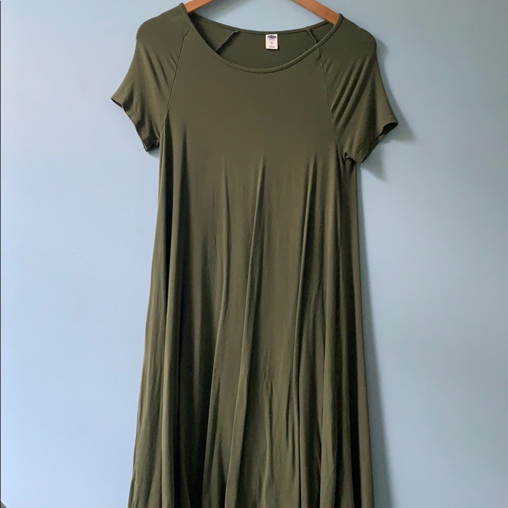 Green T Shirt dress From Old Navy